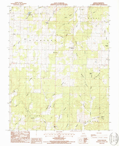 United States Geological Survey Rover, MO (1986, 24000-Scale) digital map