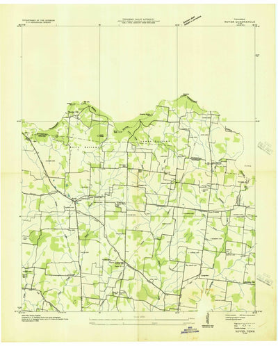 United States Geological Survey Rover, TN (1936, 24000-Scale) digital map