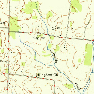 United States Geological Survey Rover, TN (1951, 24000-Scale) digital map