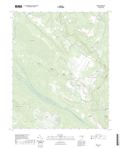 United States Geological Survey Rowan, NC (2022, 24000-Scale) digital map