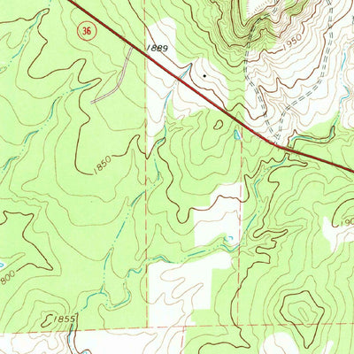 United States Geological Survey Rowden, TX (1968, 24000-Scale) digital map