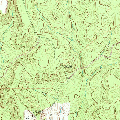United States Geological Survey Rowden, TX (1968, 24000-Scale) digital map