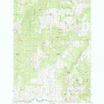 United States Geological Survey Rowe Creek, OR (1987, 24000-Scale) digital map