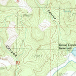 United States Geological Survey Rowe Creek, OR (1987, 24000-Scale) digital map