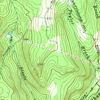 United States Geological Survey Rowe, MA-VT (1960, 24000-Scale) digital map