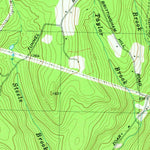 United States Geological Survey Rowe, MA-VT (1973, 25000-Scale) digital map