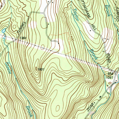 United States Geological Survey Rowe, MA-VT (1997, 24000-Scale) digital map
