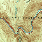 United States Geological Survey Rowe, MA-VT (1997, 24000-Scale) digital map