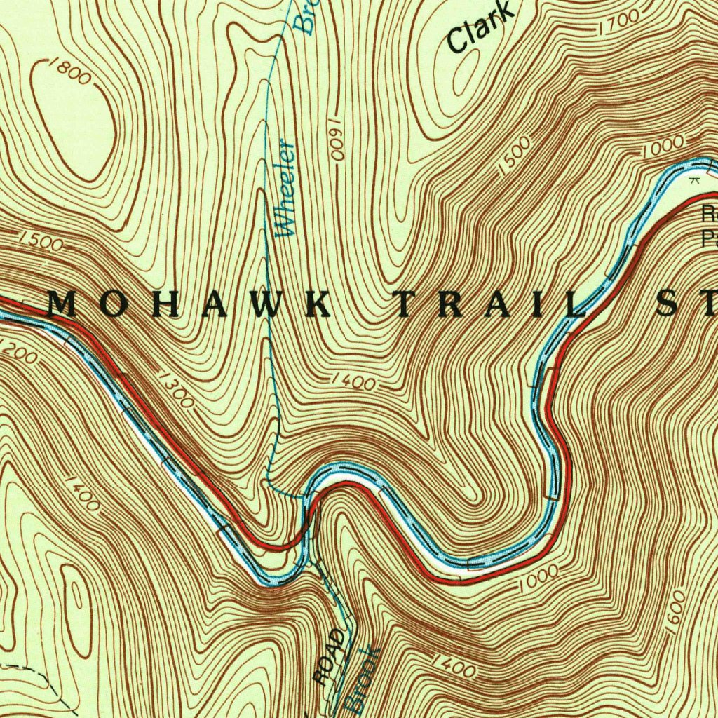Western Rowe Map Rowe, MA-VT (1997, 24000-Scale) Map by United States Geological Survey ...