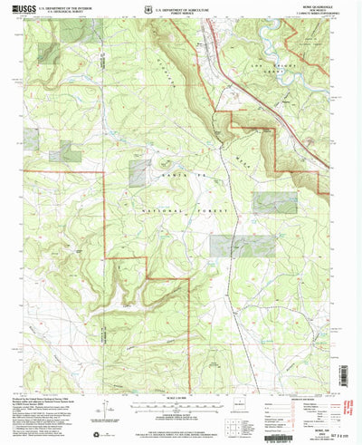 United States Geological Survey Rowe, NM (2002, 24000-Scale) digital map