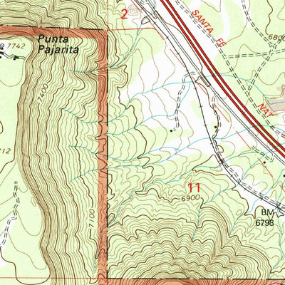 United States Geological Survey Rowe, NM (2002, 24000-Scale) digital map