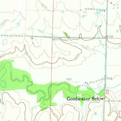 United States Geological Survey Rowena, MO (1960, 24000-Scale) digital map