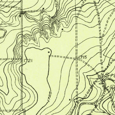 United States Geological Survey Rowena, TX (1921, 31680-Scale) digital map