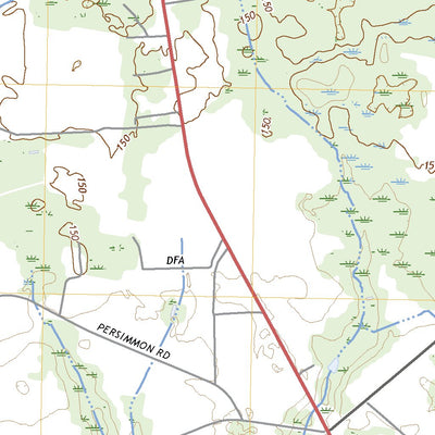 United States Geological Survey Rowland, NC (2022, 24000-Scale) digital map