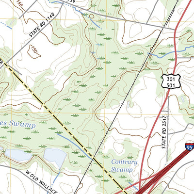 United States Geological Survey Rowland, NC (2022, 24000-Scale) digital map
