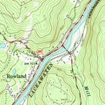 United States Geological Survey Rowland, PA (1966, 24000-Scale) digital map