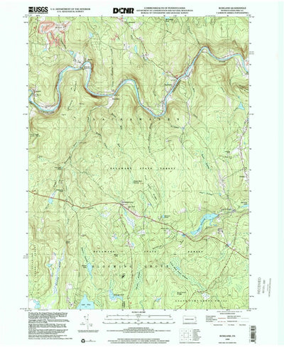 United States Geological Survey Rowland, PA (1999, 24000-Scale) digital map