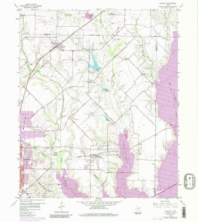 United States Geological Survey Rowlett, TX (1959, 24000-Scale) digital map