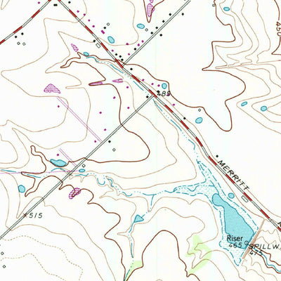 United States Geological Survey Rowlett, TX (1959, 24000-Scale) digital map