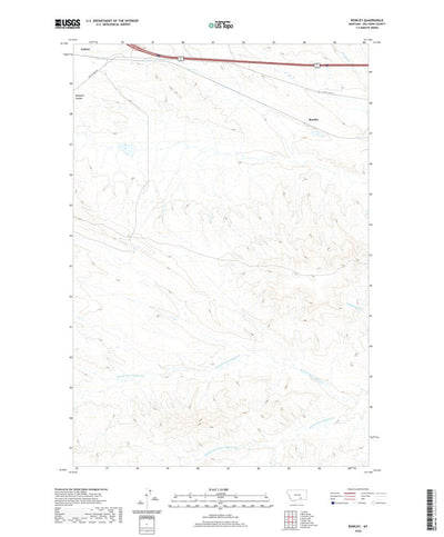 United States Geological Survey Rowley, MT (2020, 24000-Scale) digital map
