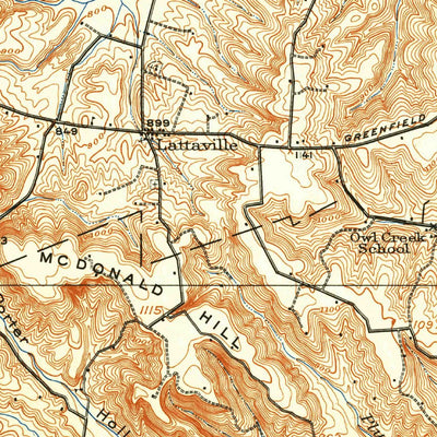 United States Geological Survey Roxabell, OH (1912, 62500-Scale) digital map