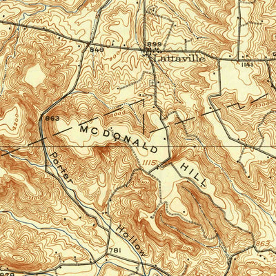 United States Geological Survey Roxabell, OH (1914, 62500-Scale) digital map