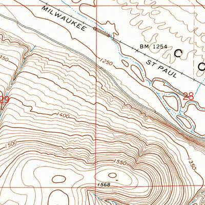 United States Geological Survey Roxboro, WA (1970, 24000-Scale) digital map