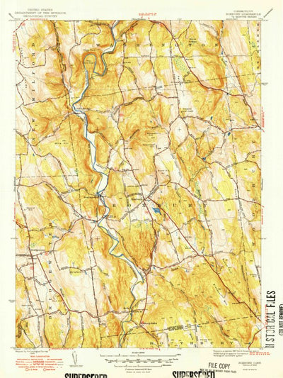 United States Geological Survey Roxbury, CT (1949, 31680-Scale) digital map