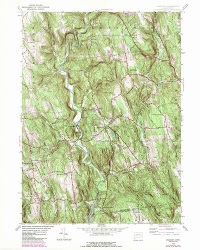 United States Geological Survey Roxbury, CT (1955, 24000-Scale) digital map