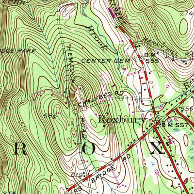 United States Geological Survey Roxbury, CT (1955, 24000-Scale) digital map