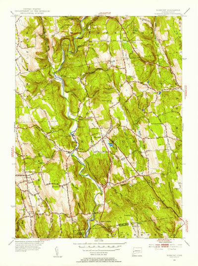 United States Geological Survey Roxbury, CT (1955, 31680-Scale) digital map