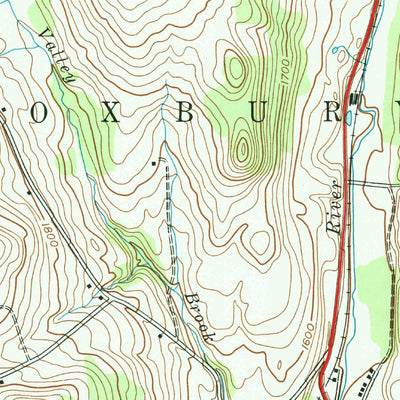 United States Geological Survey Roxbury, NY (1945, 24000-Scale) digital map