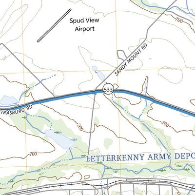United States Geological Survey Roxbury, PA (2023, 24000-Scale) digital map