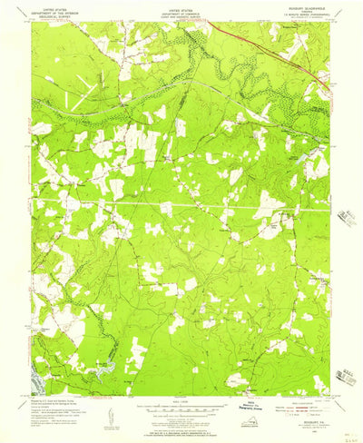 United States Geological Survey Roxbury, VA (1953, 24000-Scale) digital map