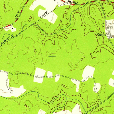 United States Geological Survey Roxbury, VA (1953, 24000-Scale) digital map