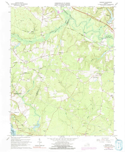 United States Geological Survey Roxbury, VA (1965, 24000-Scale) digital map