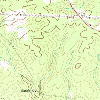United States Geological Survey Roxbury, VA (1965, 24000-Scale) digital map