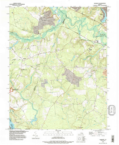 United States Geological Survey Roxbury, VA (1994, 24000-Scale) digital map