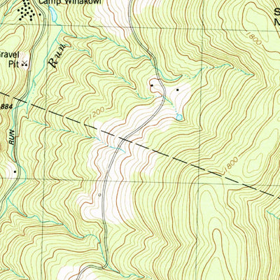 United States Geological Survey Roxbury, VT (1980, 24000-Scale) digital map