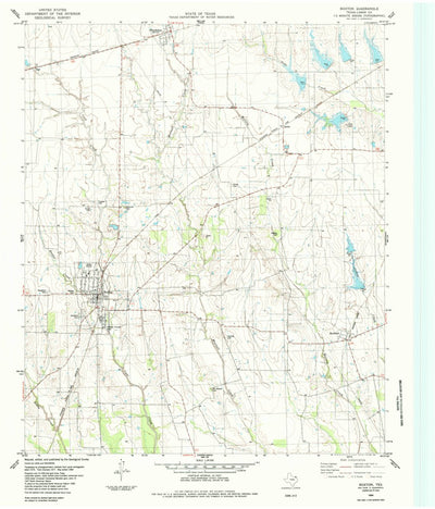United States Geological Survey Roxton, TX (1984, 24000-Scale) digital map