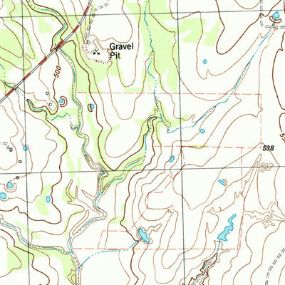 United States Geological Survey Roxton, TX (1984, 24000-Scale) digital map