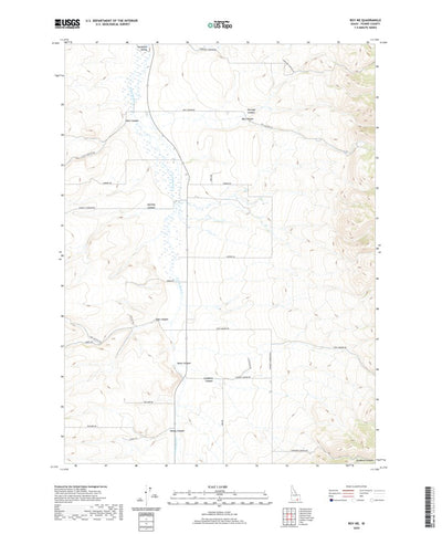 United States Geological Survey Roy NE, ID (2020, 24000-Scale) digital map