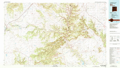 United States Geological Survey Roy, NM (1981, 100000-Scale) digital map