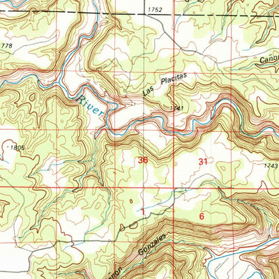 United States Geological Survey Roy, NM (1981, 100000-Scale) digital map