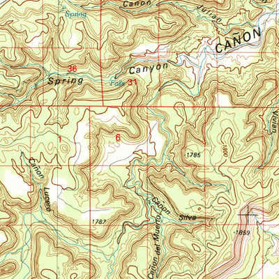 United States Geological Survey Roy, NM (1981, 100000-Scale) digital map