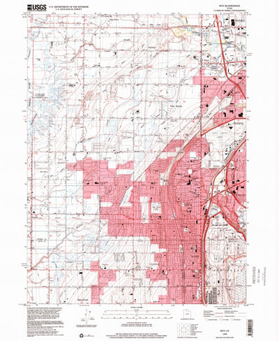 United States Geological Survey Roy, UT (1999, 24000-Scale) digital map