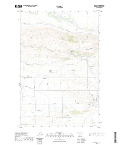 United States Geological Survey Royal City, WA (2020, 24000-Scale) digital map
