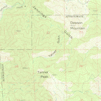 United States Geological Survey Royal Gorge, CO (1959, 62500-Scale) digital map
