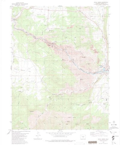 United States Geological Survey Royal Gorge, CO (1980, 24000-Scale) digital map