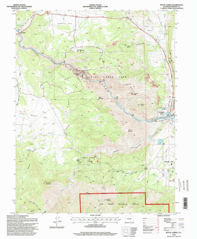 United States Geological Survey Royal Gorge, CO (1994, 24000-Scale) digital map